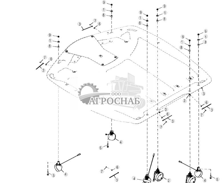 Переднее и заднее освещение в кабине - ST3446 284.jpg
